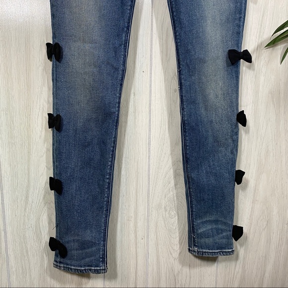 Anthropologie McGuire Newton Bow Skinny Jean size 27 - Picture 4 of 15